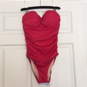 Victoria Secret pink one piece swimsuit.